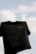 Black Dognosis logo tee with embroidered chest logo